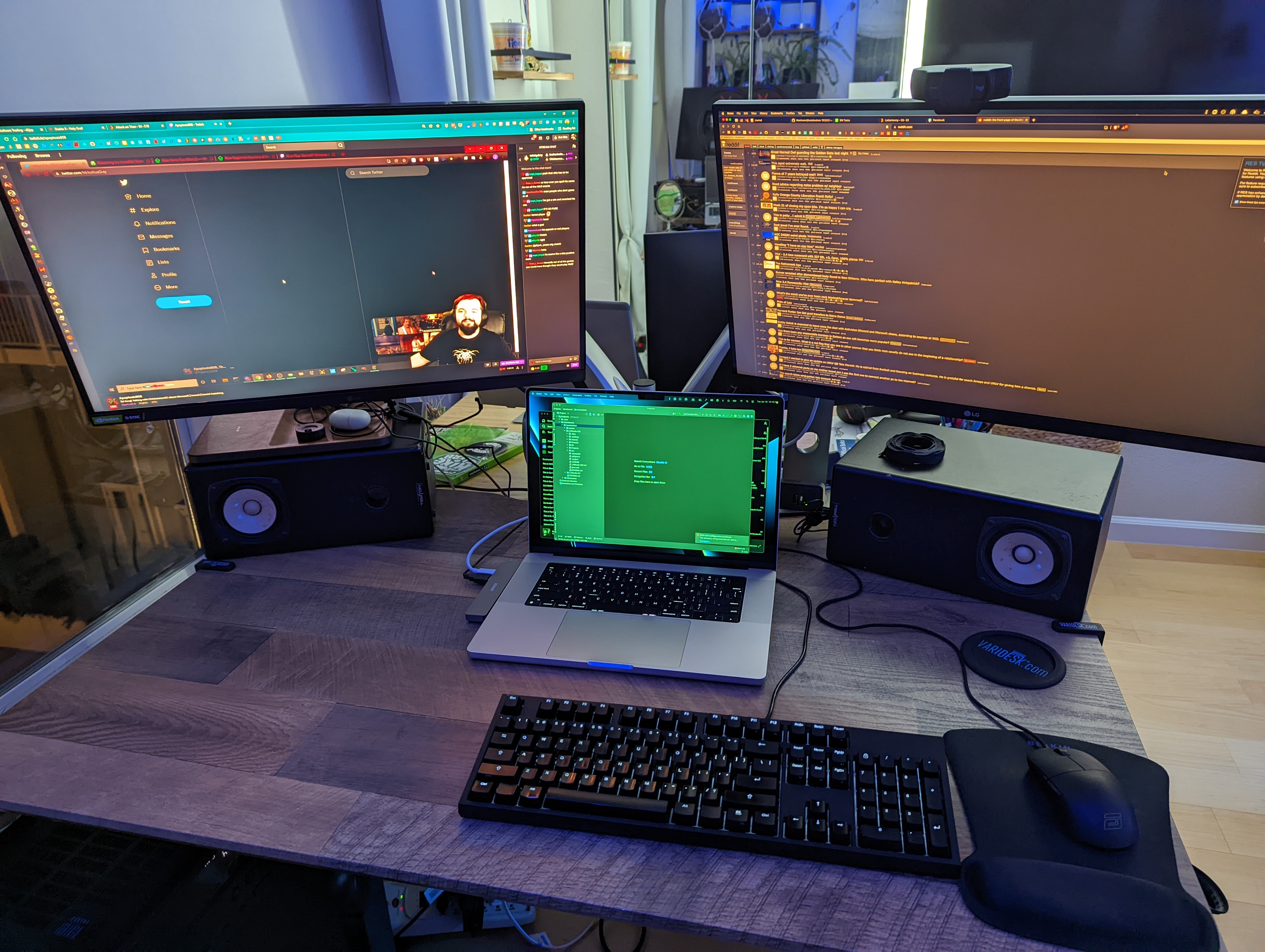 The final setup– for now!